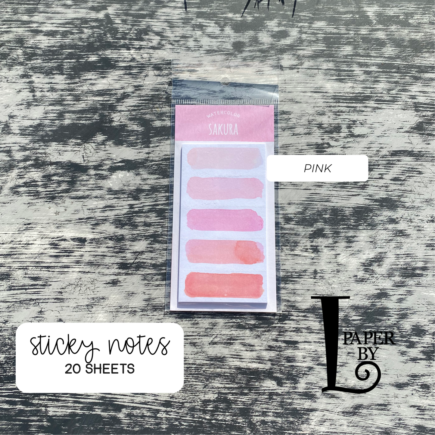 Watercolour Sticky Notes - Paper by L