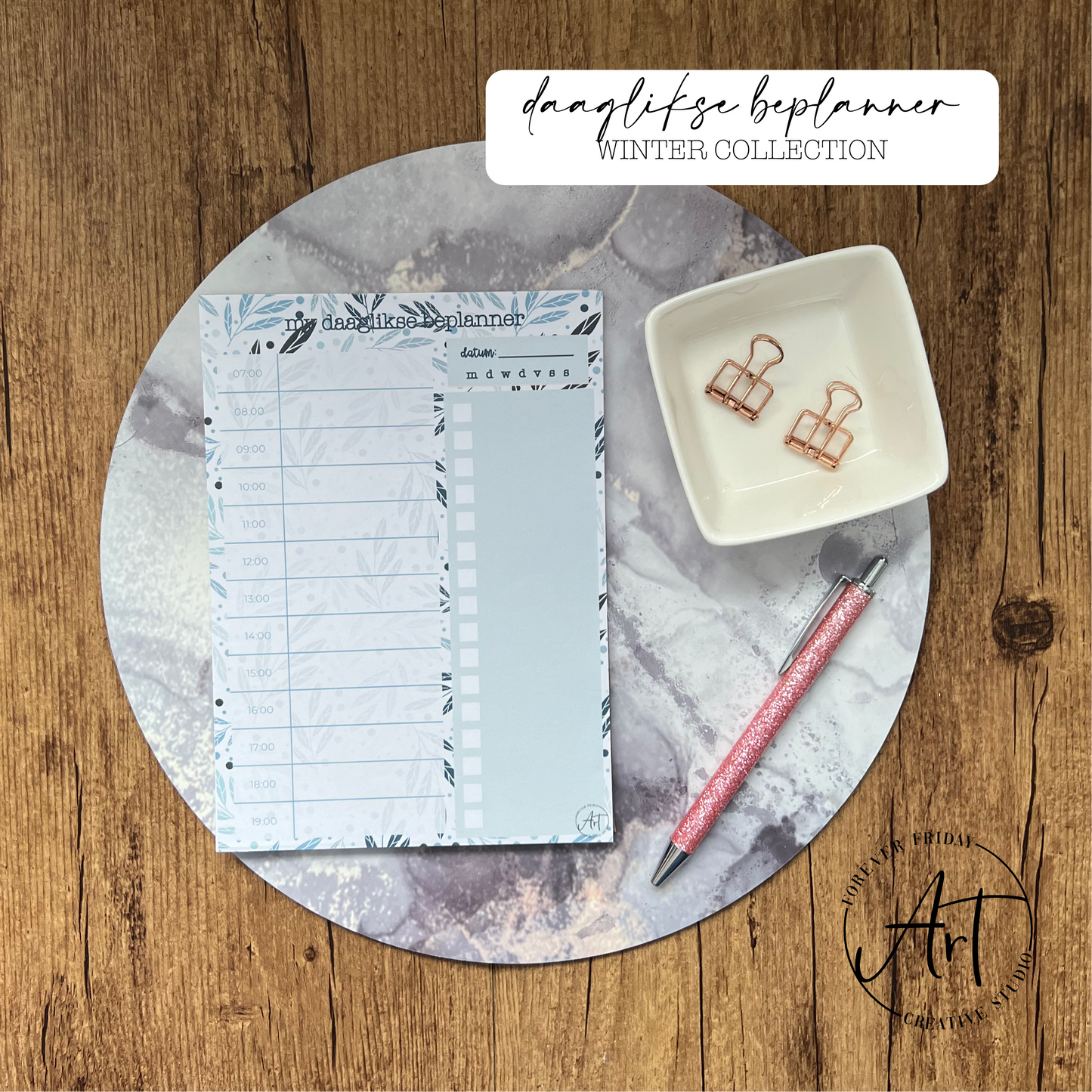 Daily Planner - Winter Collection