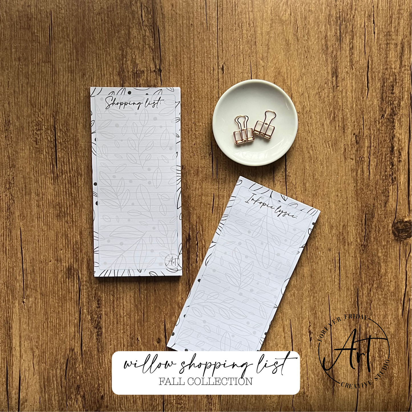 Willow: Fall Shopping List