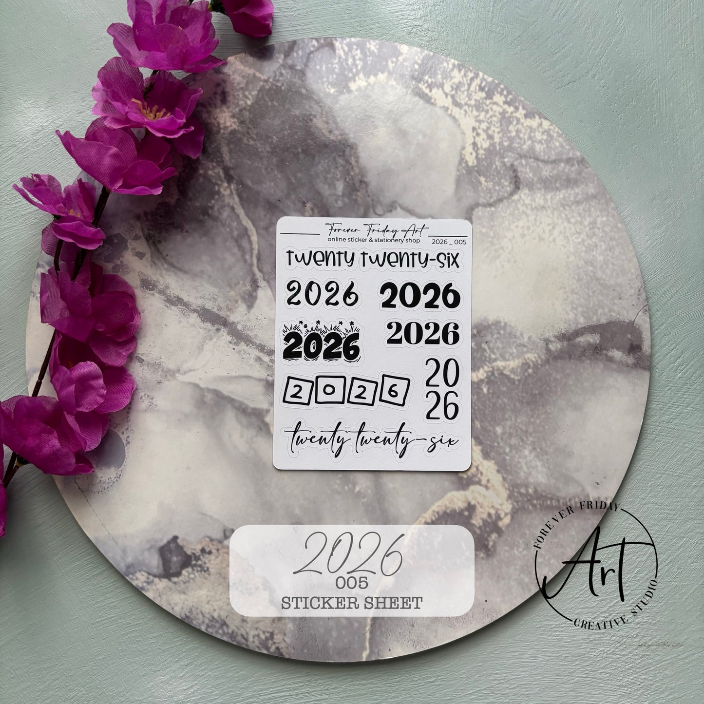 2026 Sticker Sheet 005 - 008