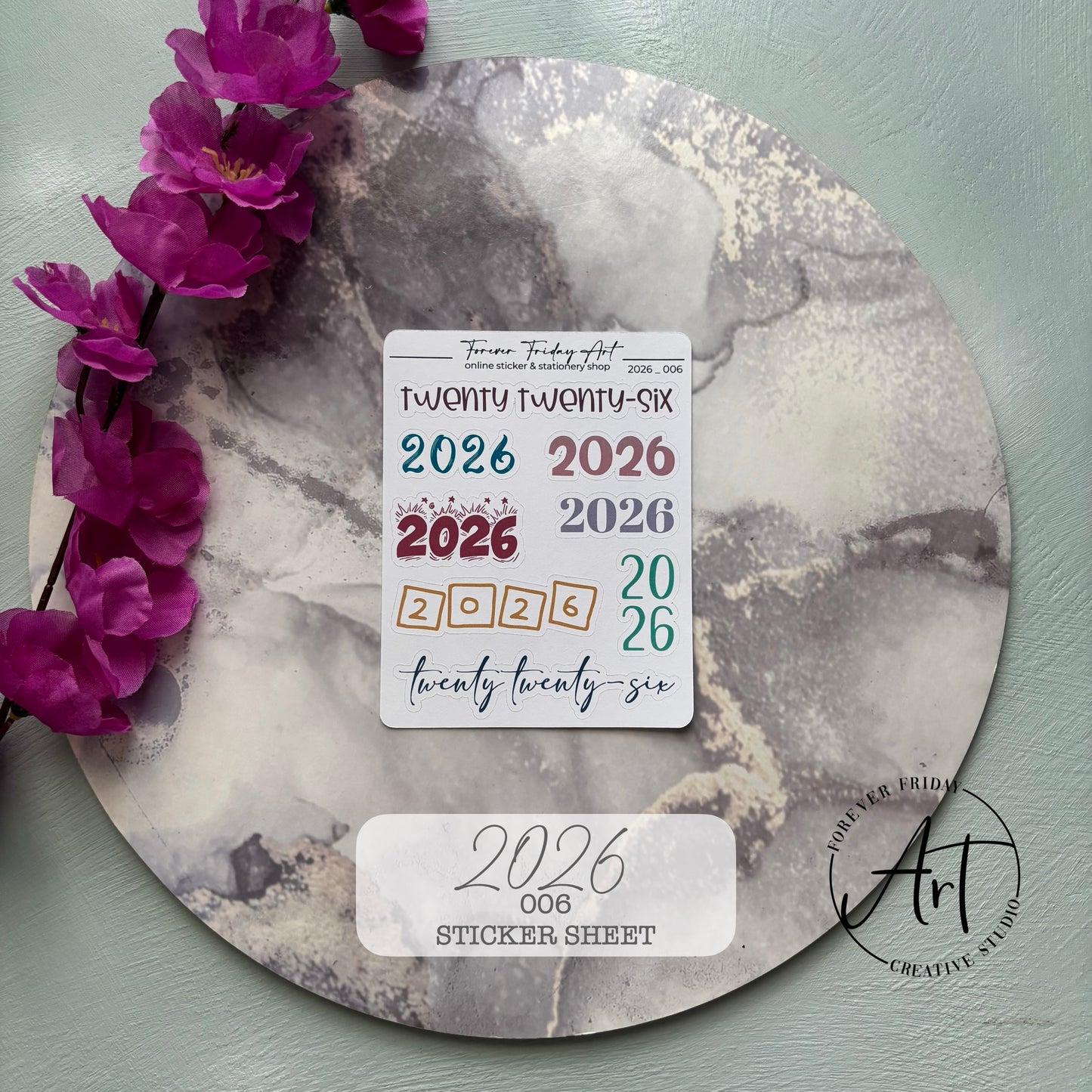 2026 Sticker Sheet 005 - 008