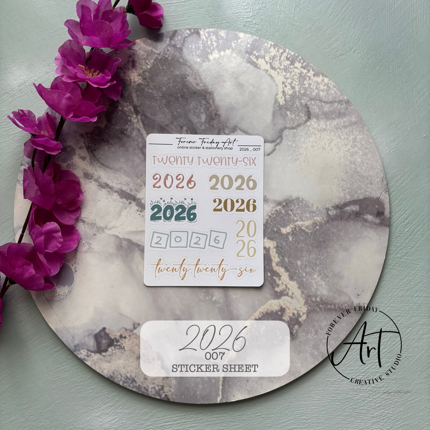 2026 Sticker Sheet 005 - 008