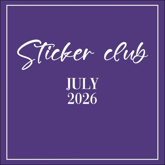 July 2026 - Sticker Club