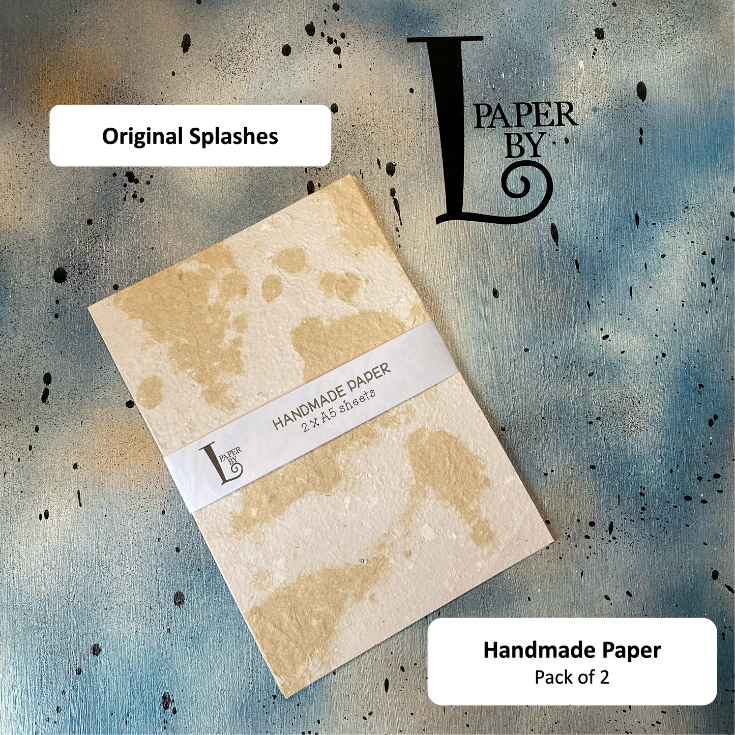 Handmade Paper pack of 2 - Paper by L