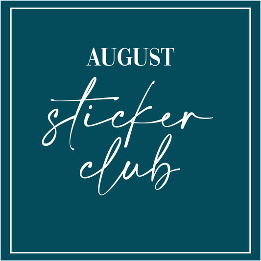 August - Sticker Club