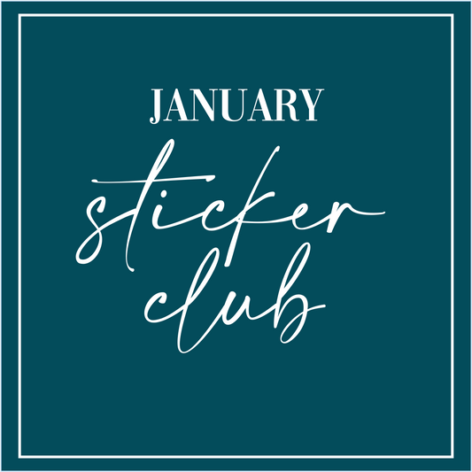 January - Sticker Club
