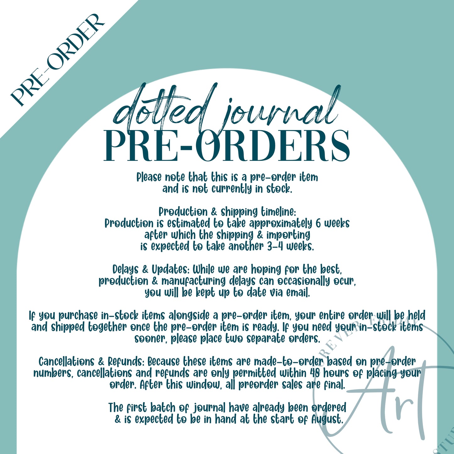 Square Dotted Journal - Pre-order