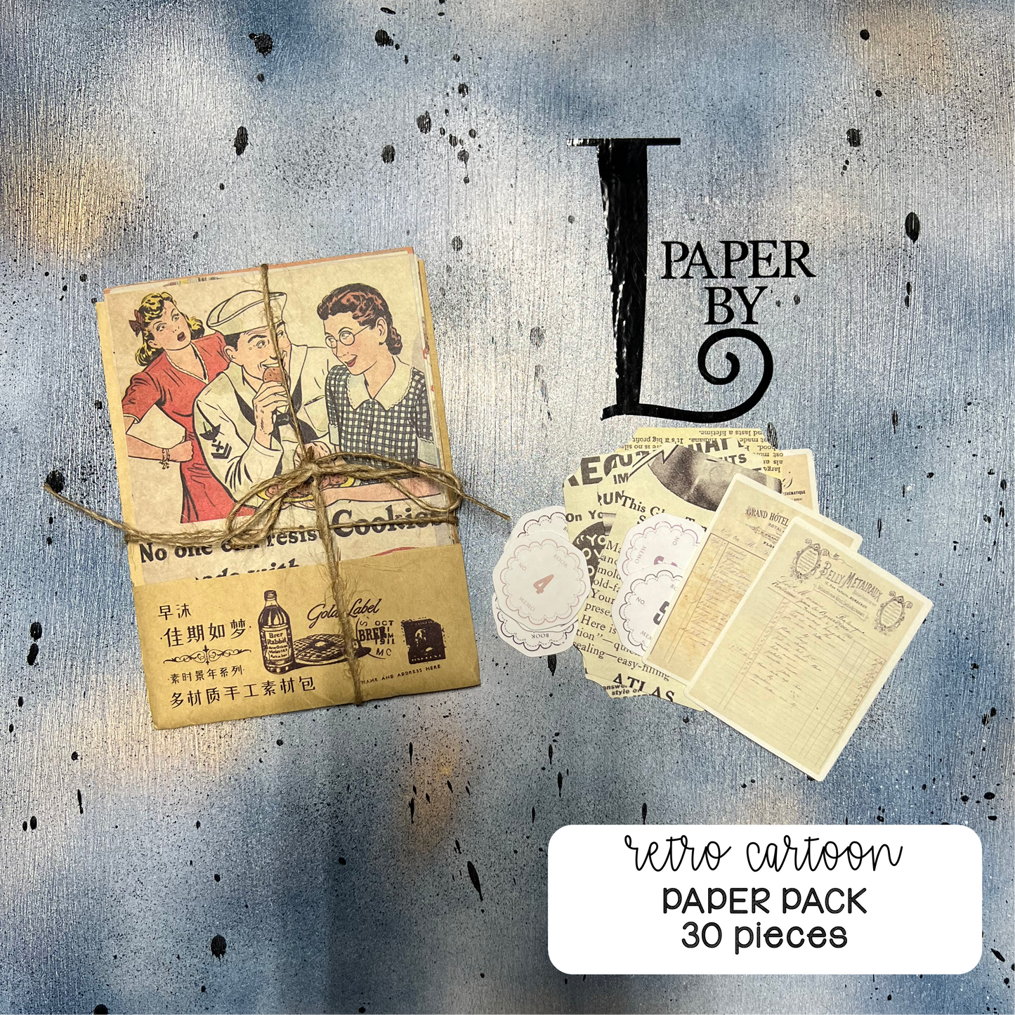 Retro Cartoon Paper Pack - Paper by L