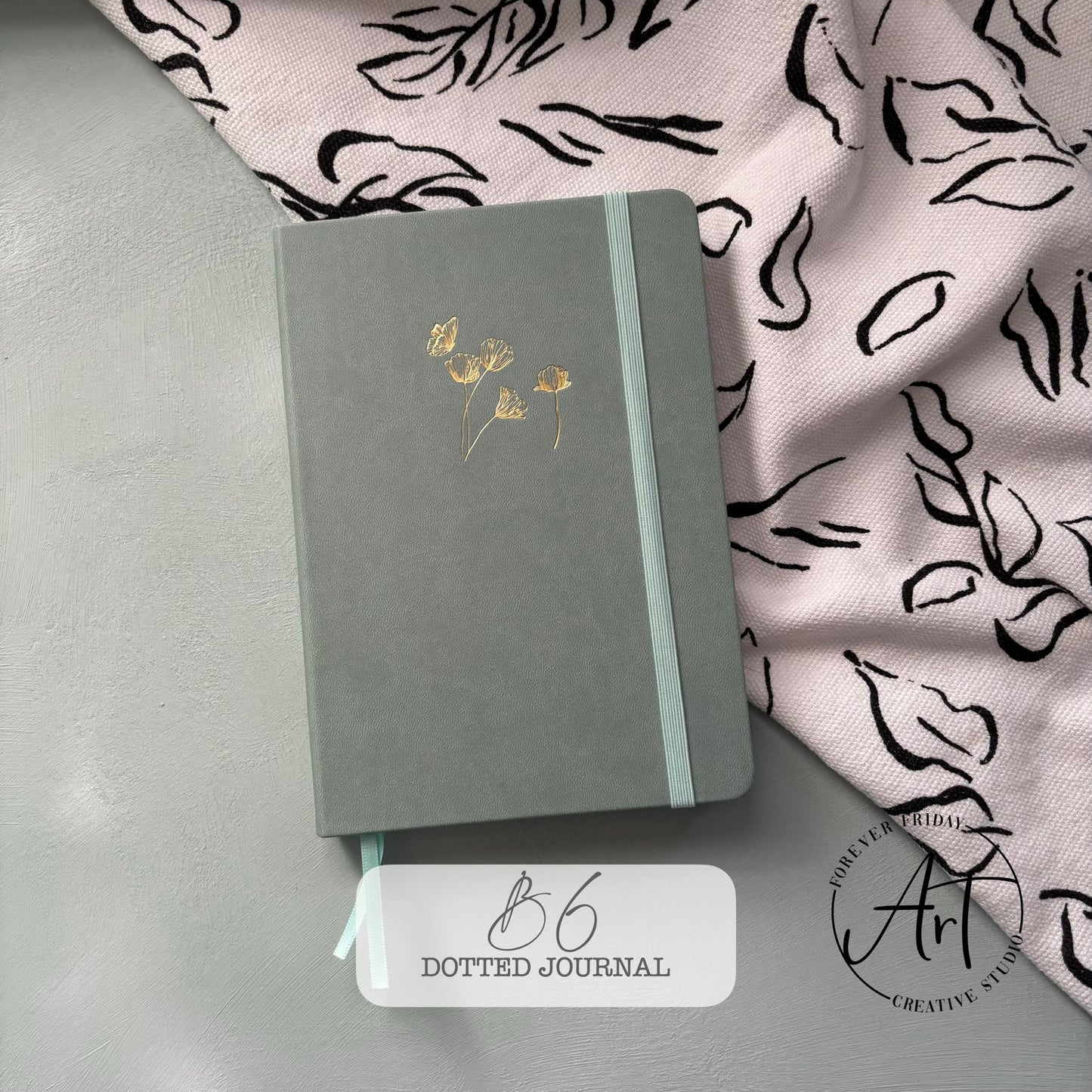 Golden Garden B6 Dotted Journal