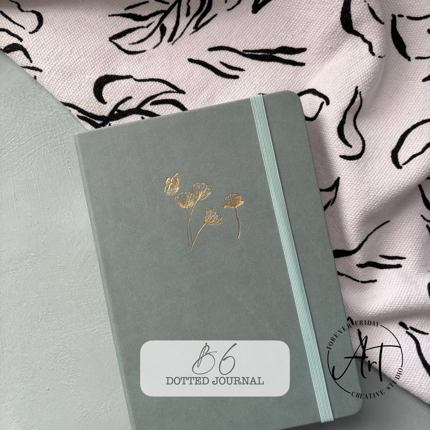 Golden Garden B6 Dotted Journal