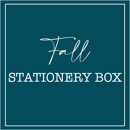 Fall Stationery Box