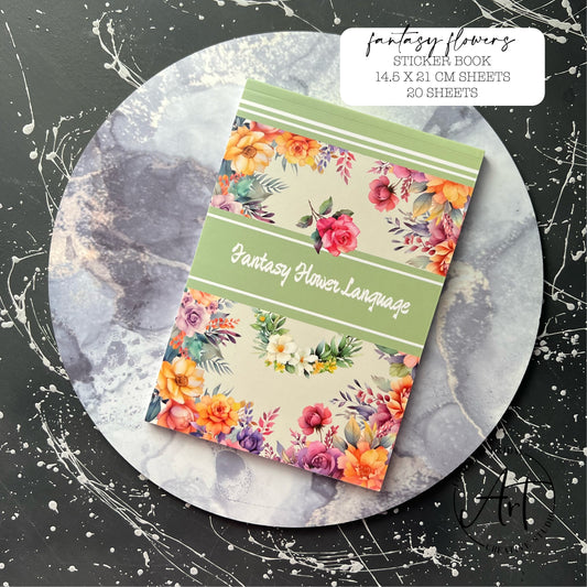 Fantasy Flowers - Sticker book