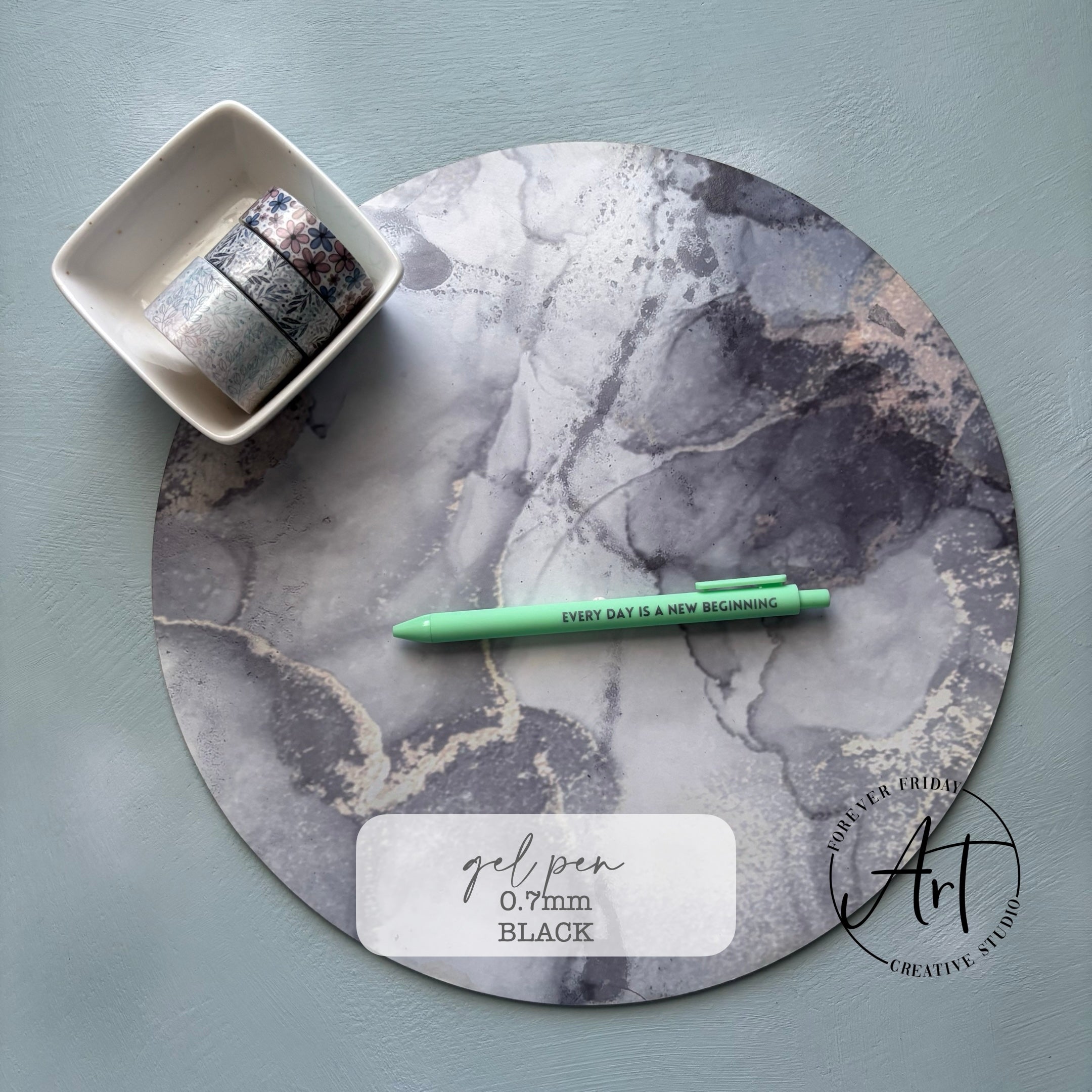 Black Gel Pen – Forever Friday Art