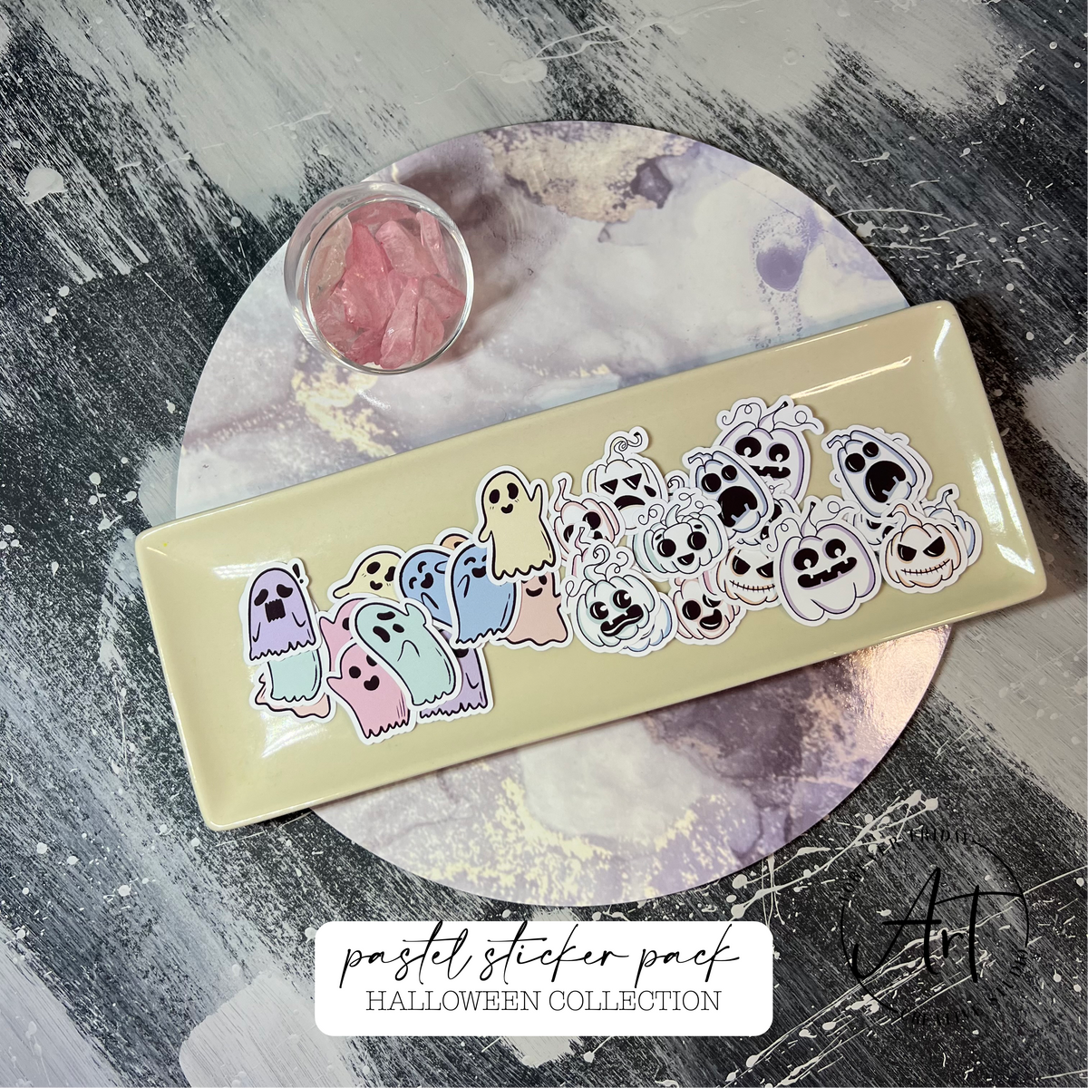 End Pastel Sticker Pastel Sticker Pack - Halloween Collection – Forever Friday Art