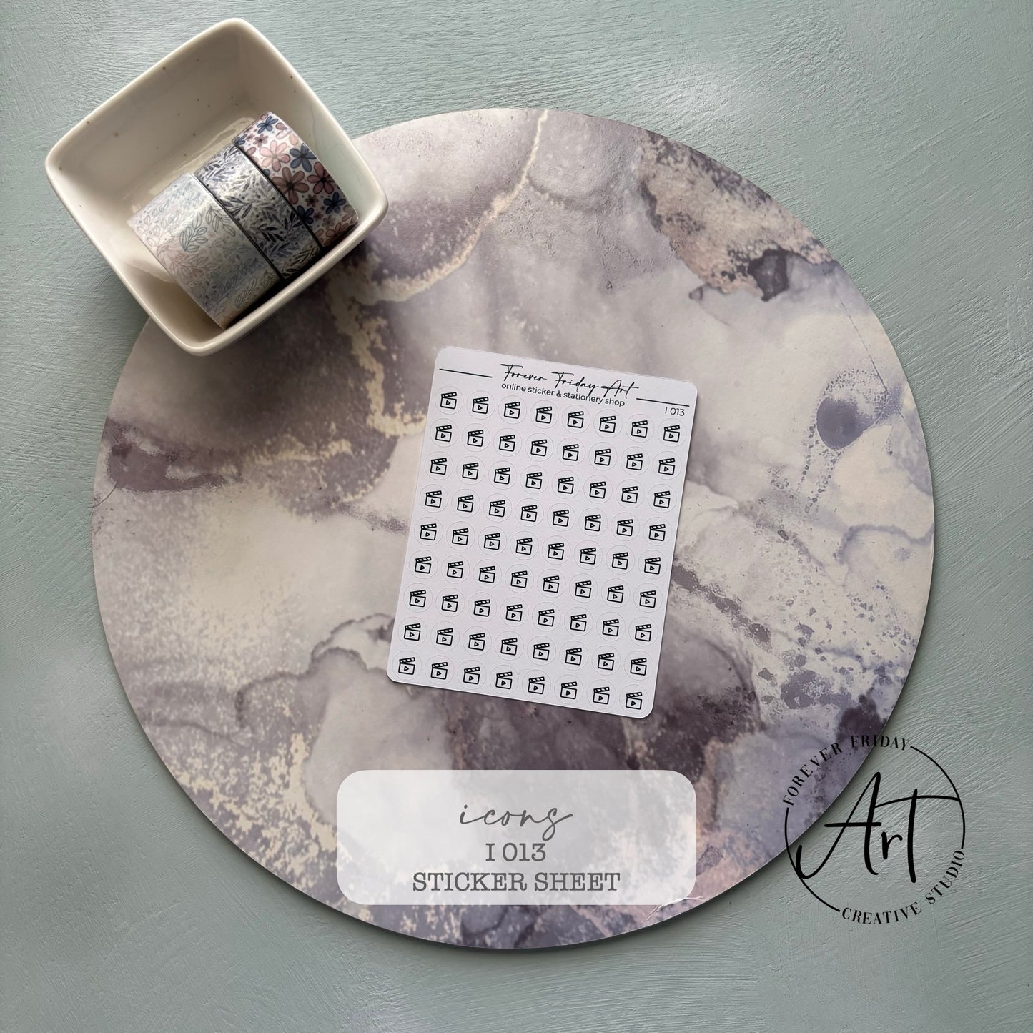 Icons Sticker Sheet - E013 - E016