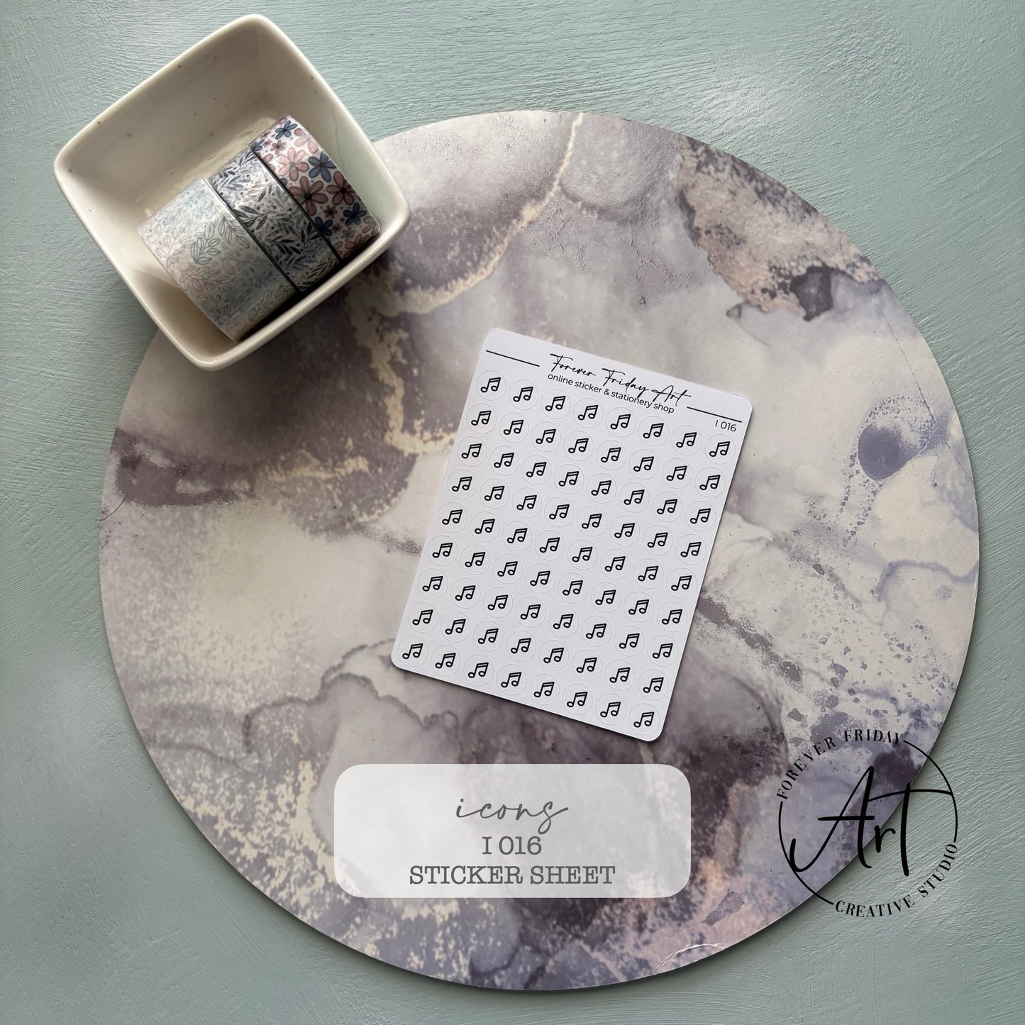 Icons Sticker Sheet - E013 - E016