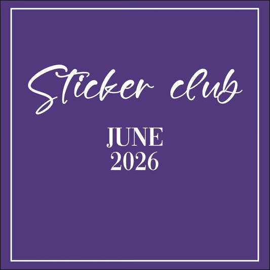 June 2026 - Sticker Club