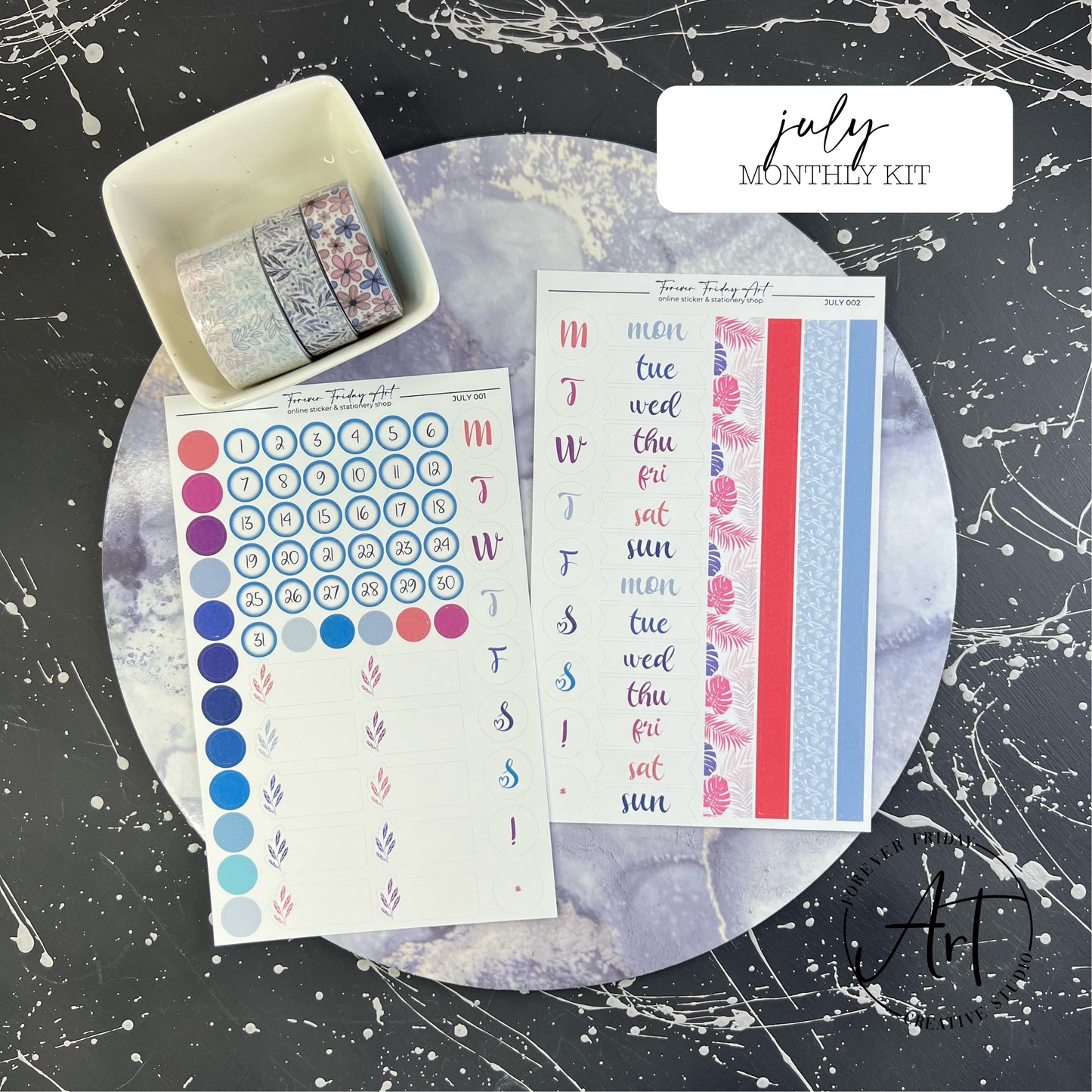 Planning Kits - July, August, September