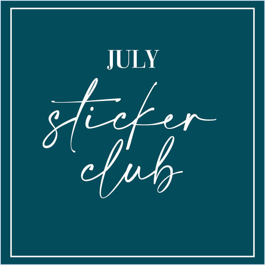 July - Sticker Club