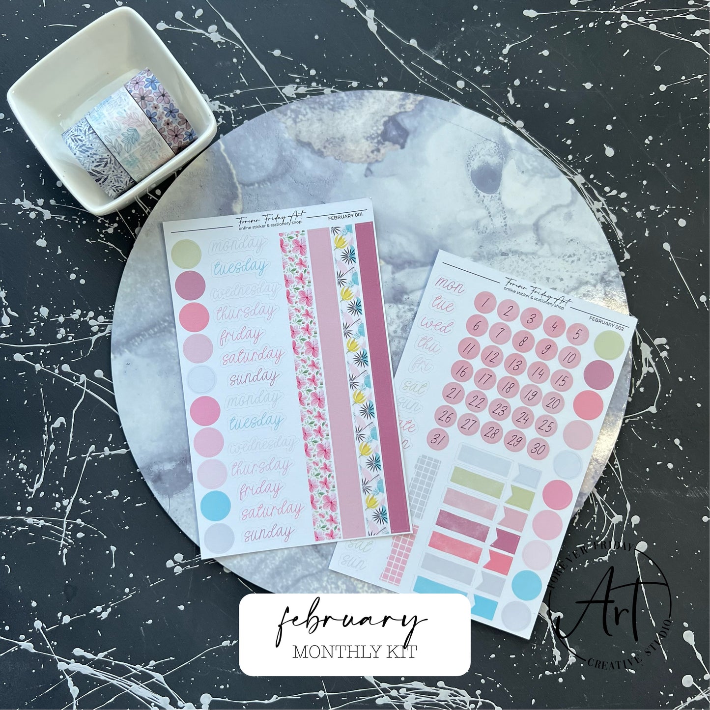 Monthly Planning Kits - January, February, March