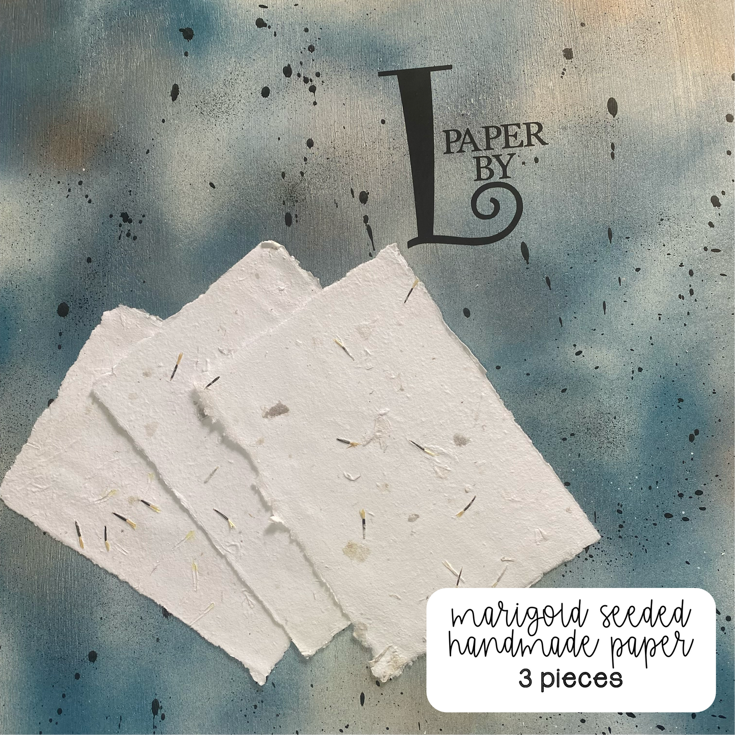 Seeded Handmade Paper - Paper by L