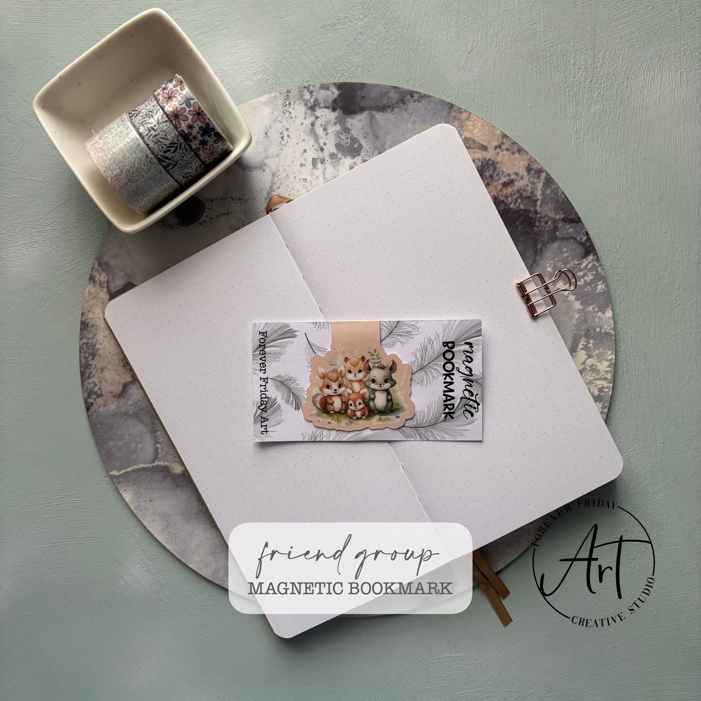 Magnetic Bookmarks - Animal Friends
