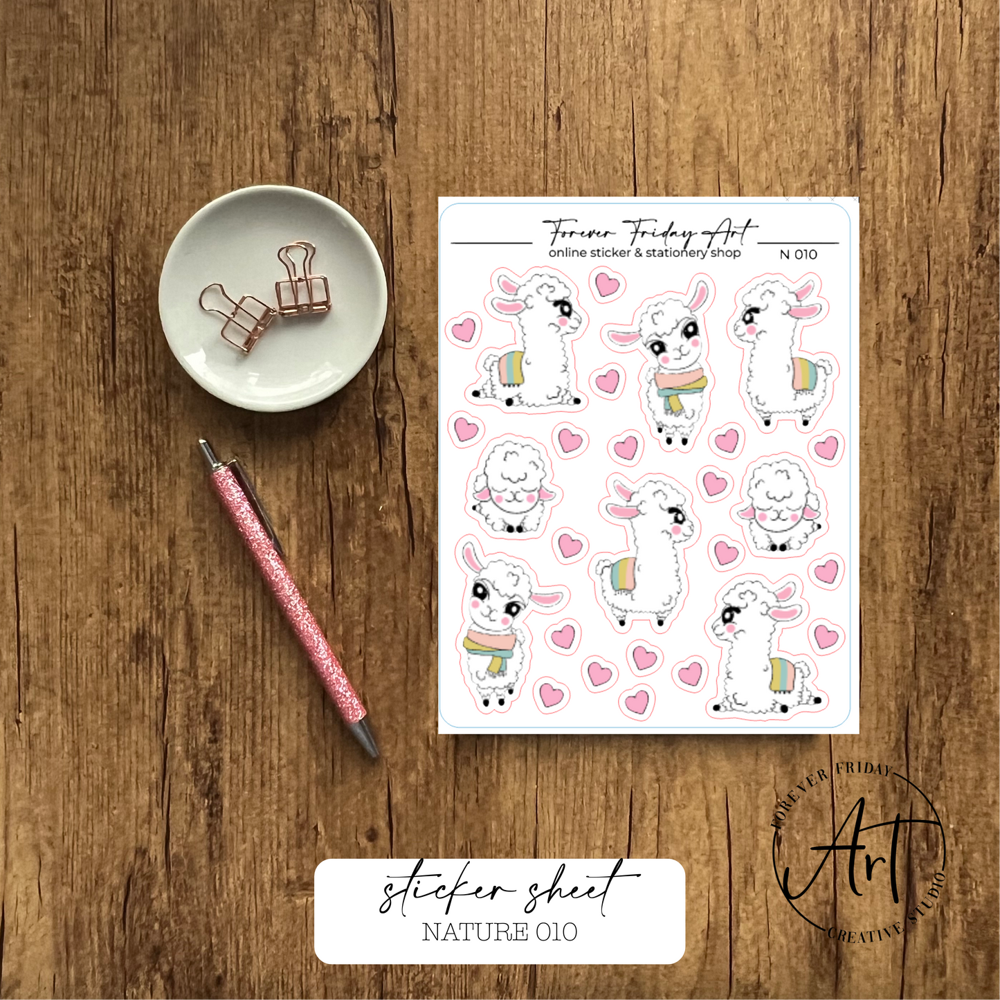 Nature Sticker Sheets N009-N012