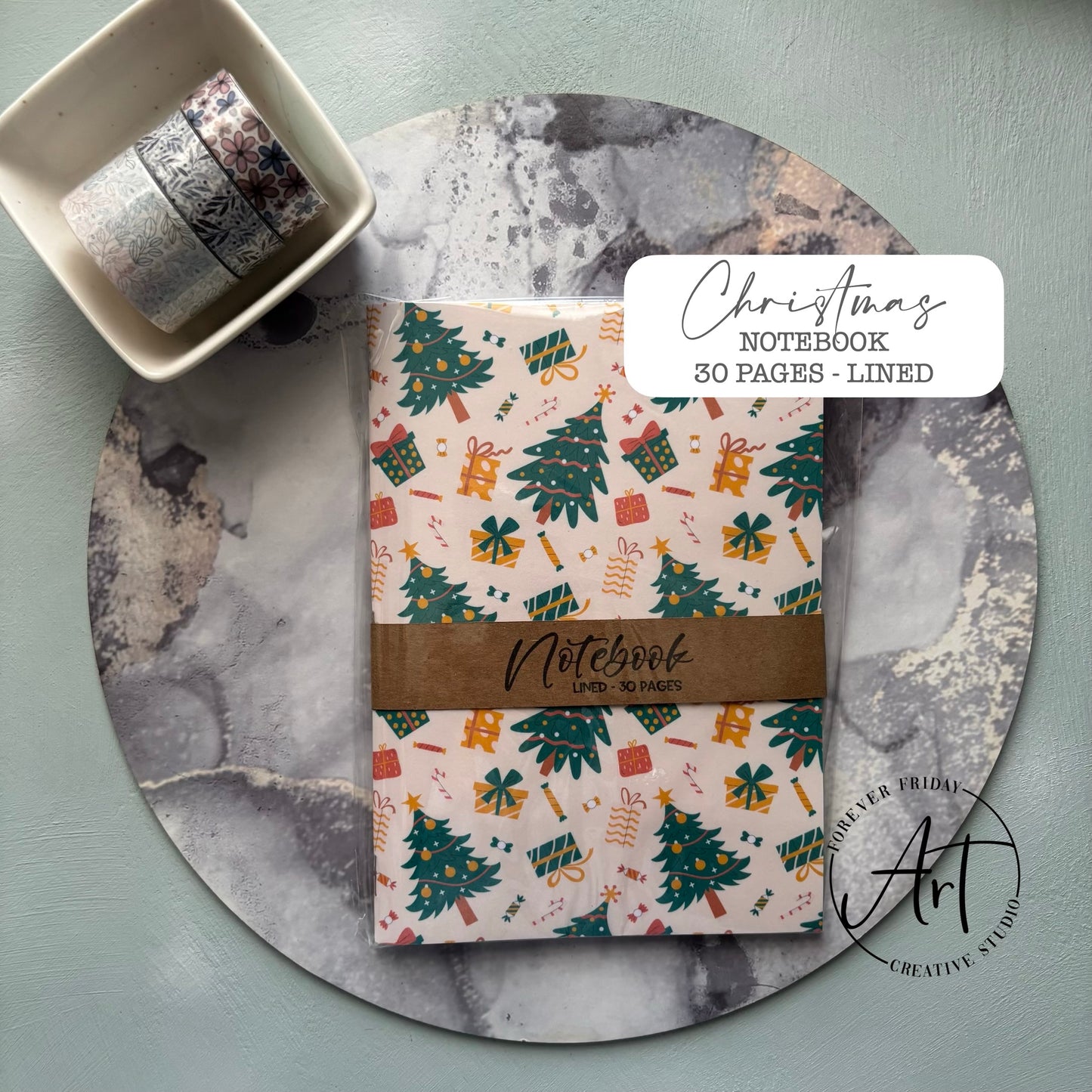 Festive Lined Notebook