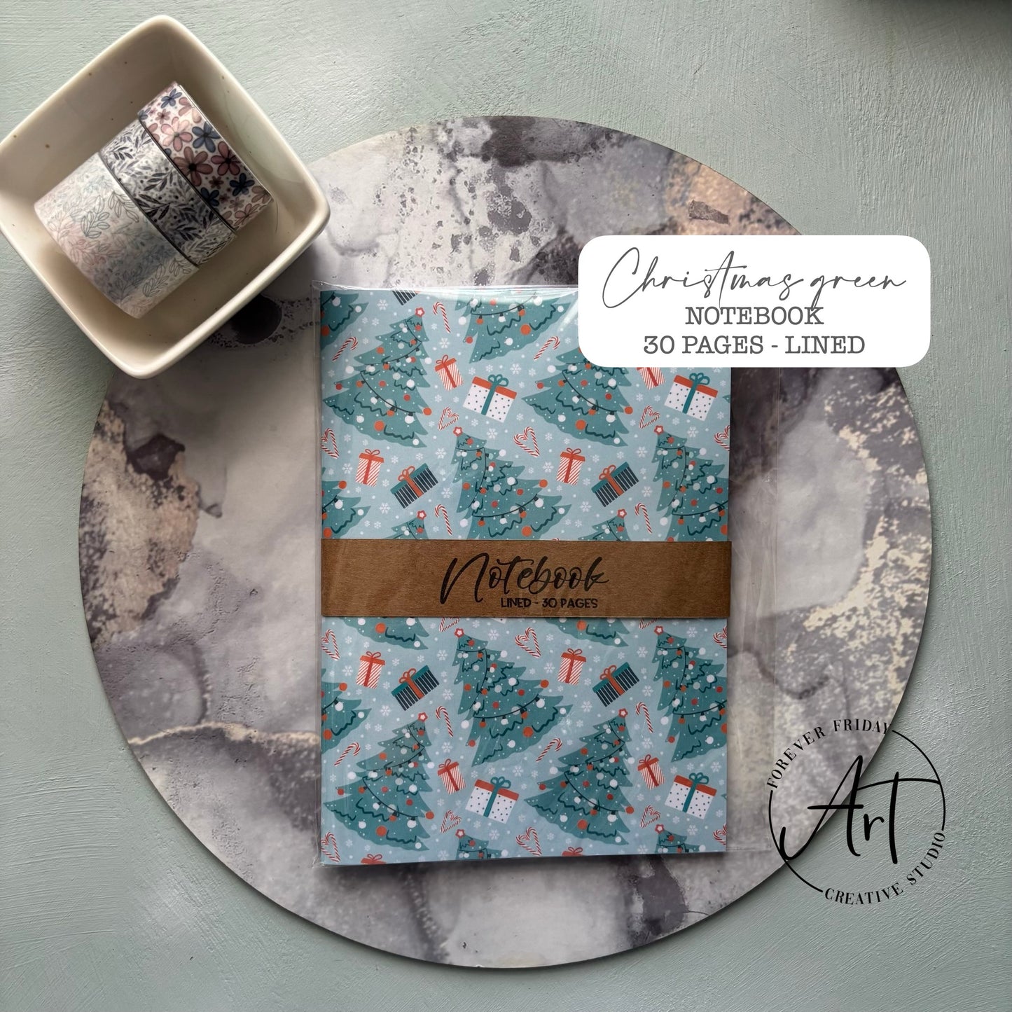 Festive Lined Notebook