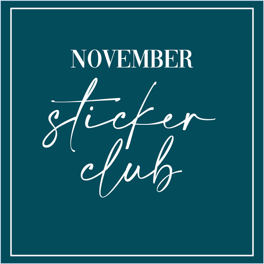 November - Sticker Club
