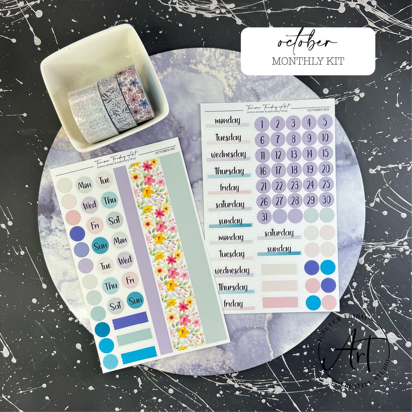 Planning Kits - October, November, December