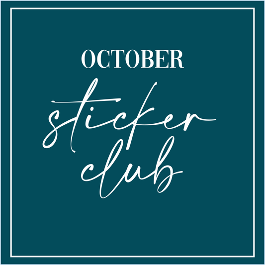 October - Sticker Club
