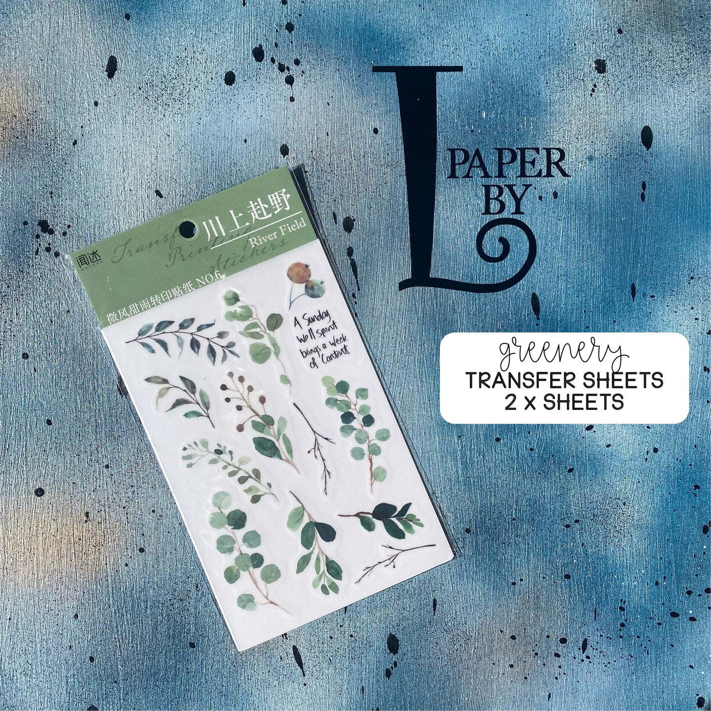 Transfer Sheets - Paper by L *