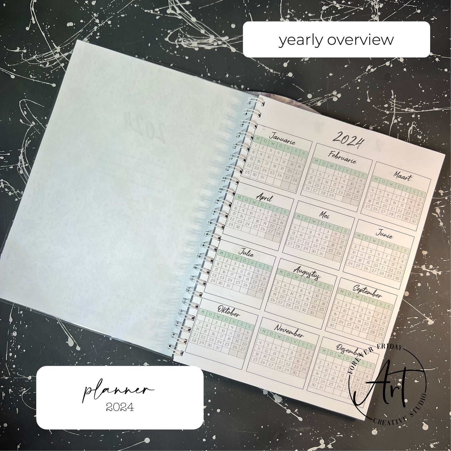 2024 Lined Planner