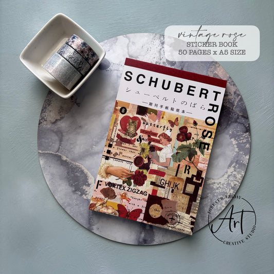 Vintage Rose - Sticker book