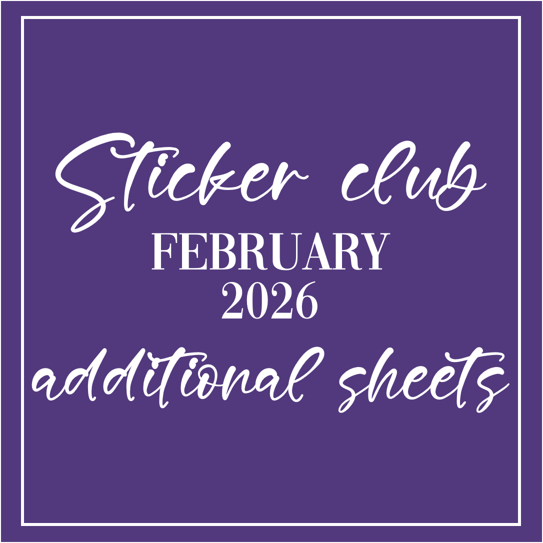 February 2026 - Sticker Club - Extra Single Items