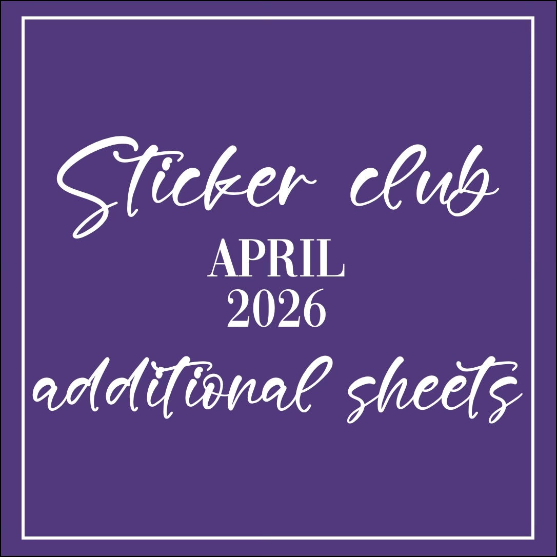 April 2026 - Sticker Club - Extra Single Items
