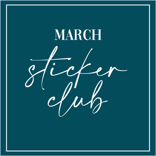 March - Sticker Club