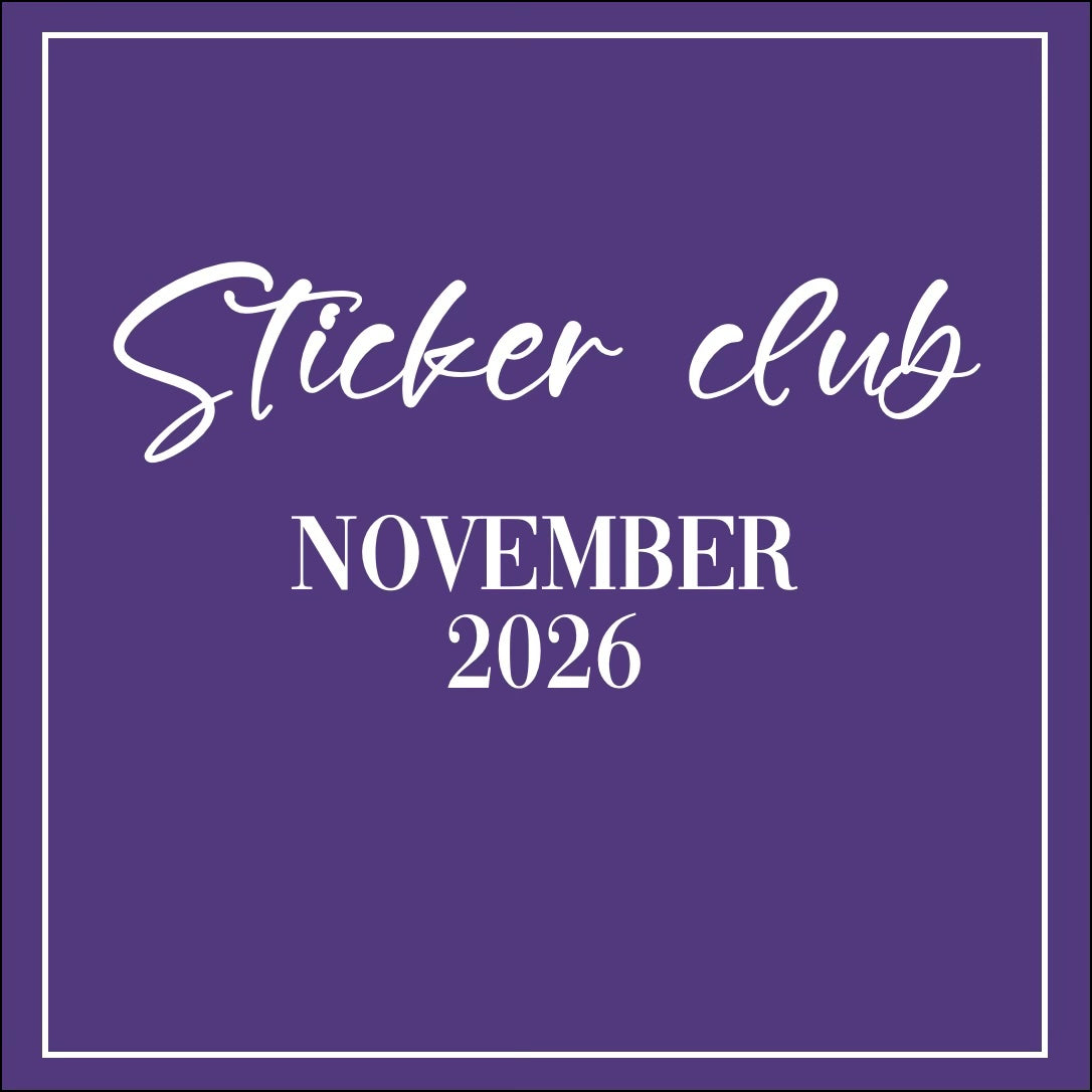 November 2026 - Sticker Club