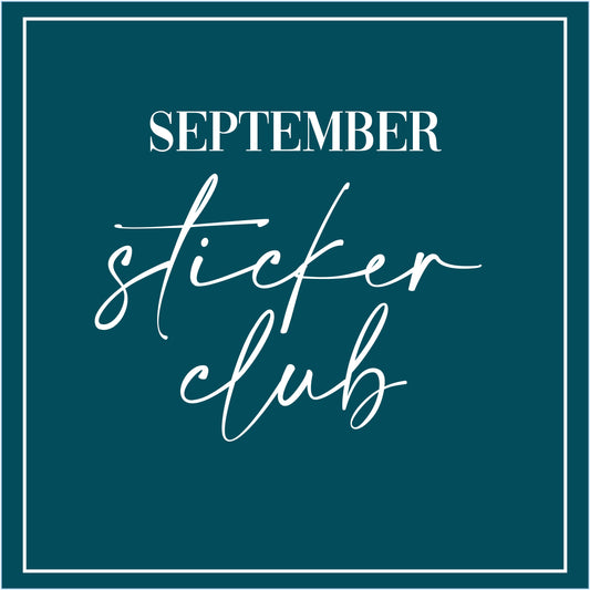 September - Sticker Club