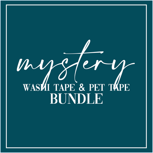Mystery Washi & PET Tape Bundle