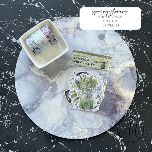 Flowers in jars - Sticker Pack