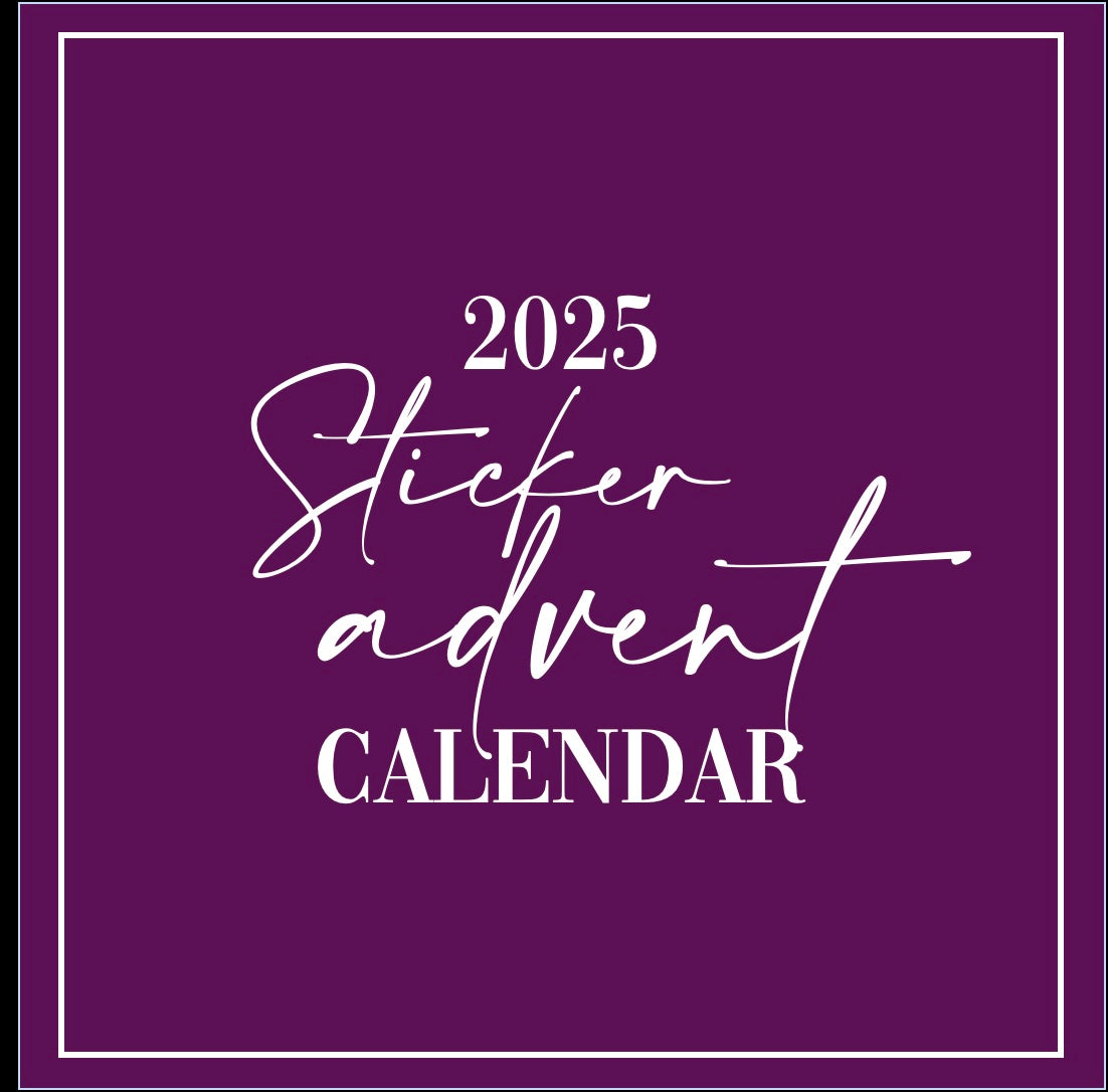 2025 Sticker Advent Box