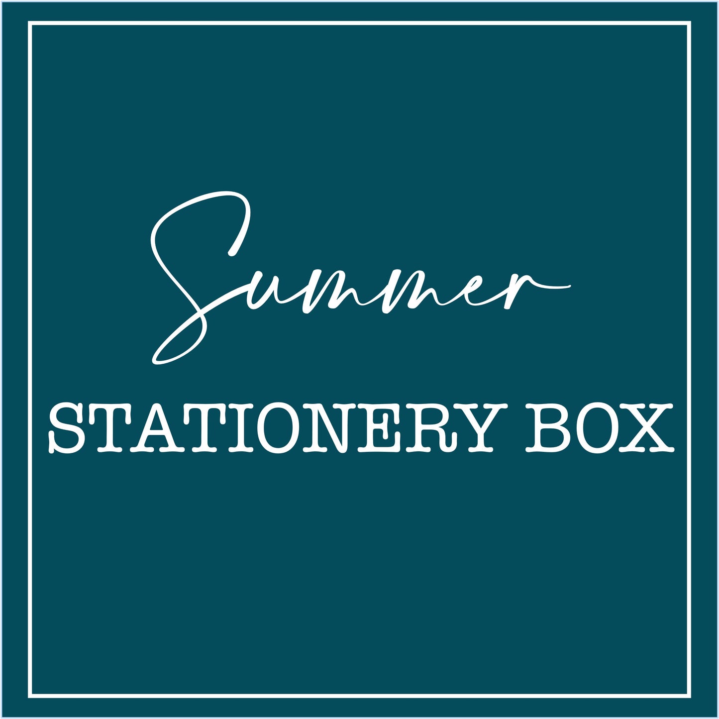 Summer Stationery Box