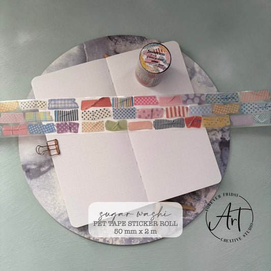 Sugar Washi  - PET Sticker Roll