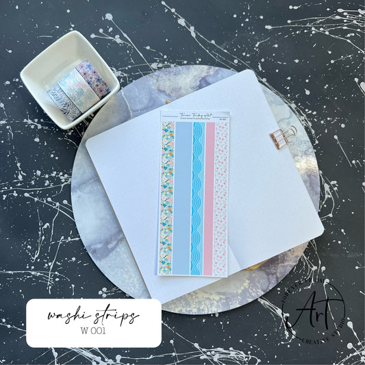 Washi Strip Sheet 001 - 003