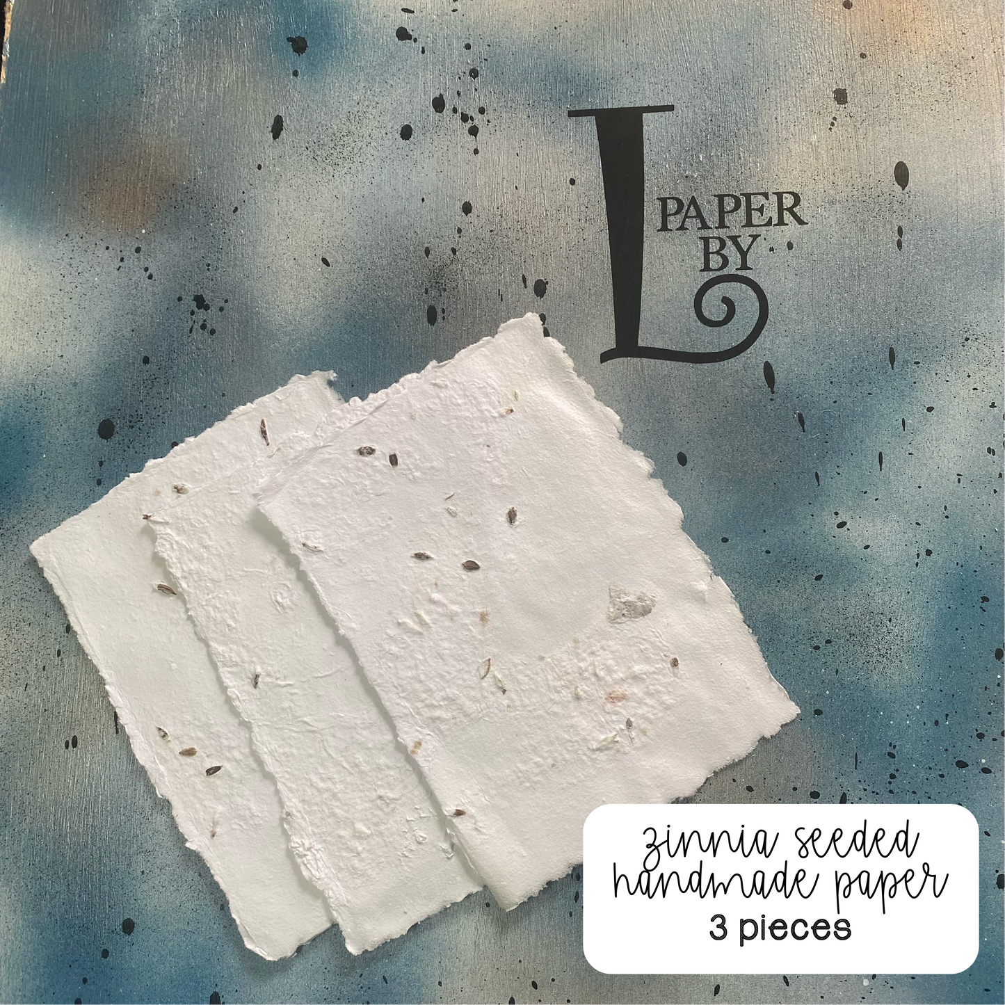 Seeded Handmade Paper - Paper by L