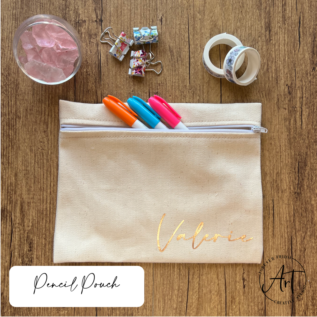 Custom Pencil Pouch – Forever Friday Art