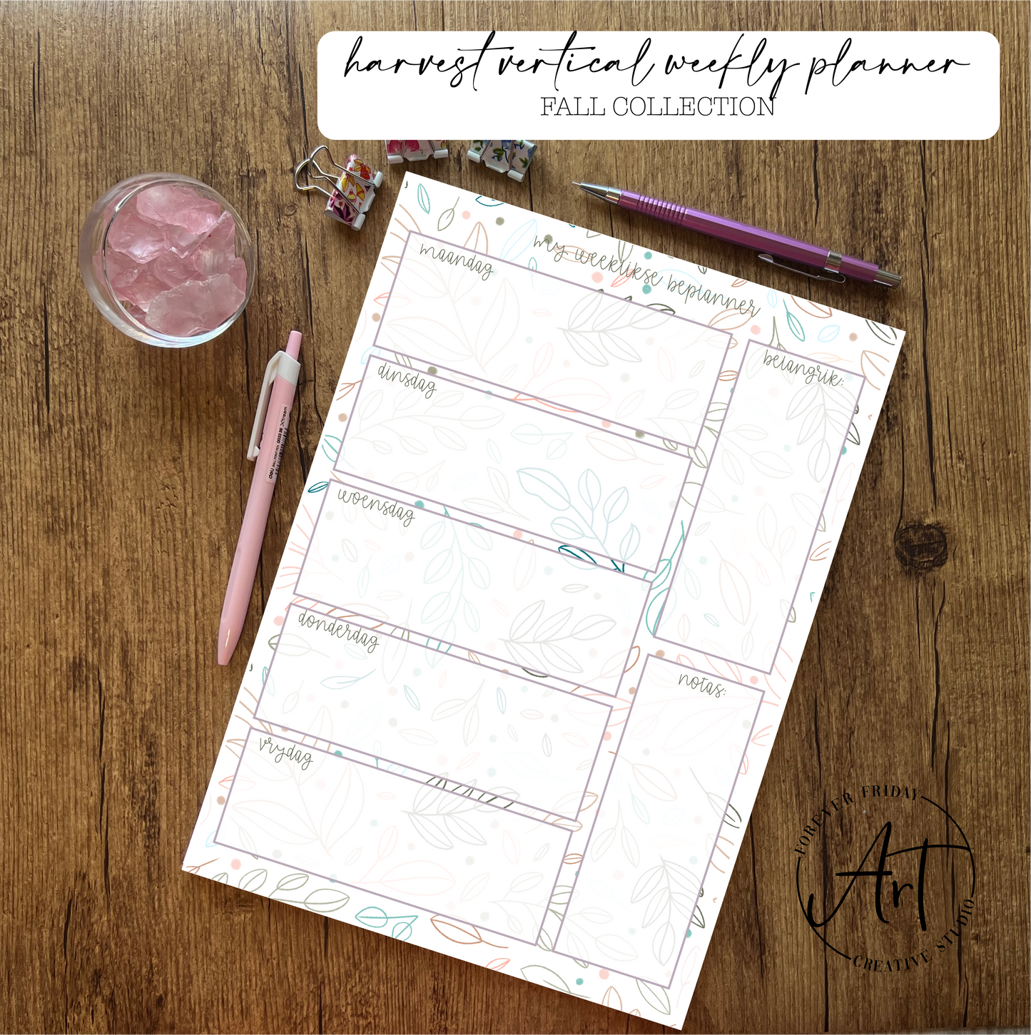 Harvest Weekly Planner: Fall Collection