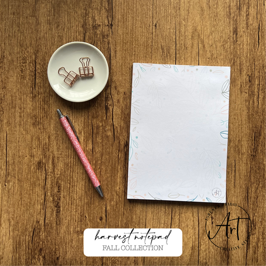 Harvest Notepad: Fall Collection